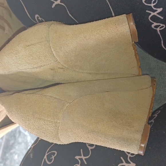 Colin Stuart Suede (Leather) Wedge Boots - Picture 8 of 8